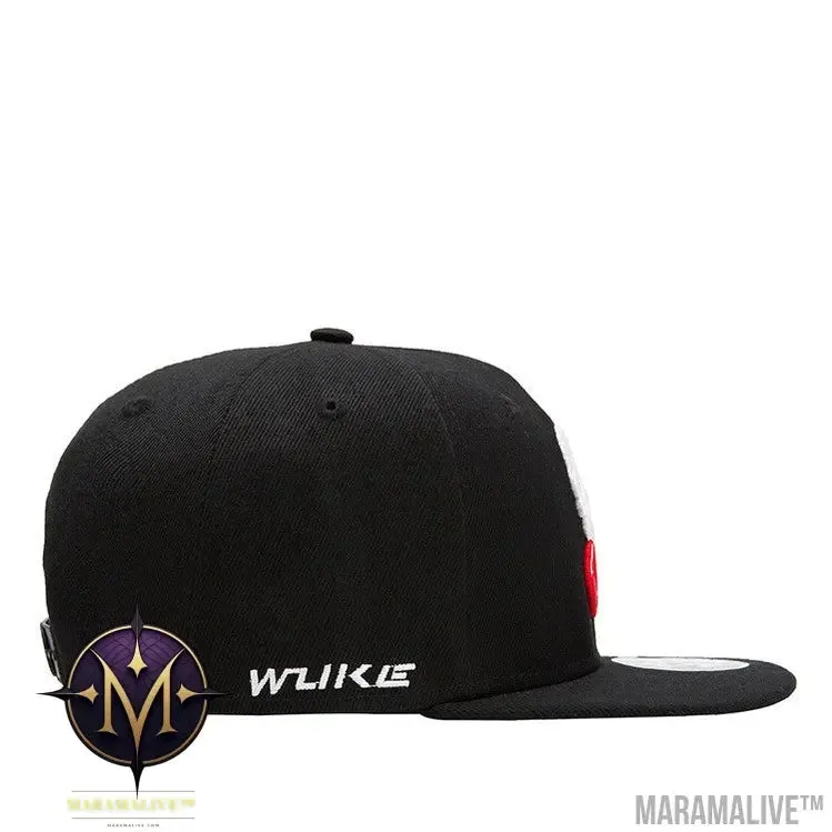 Hip Hop Flat-edge Fashion Skull Embroidery Baseball Cap