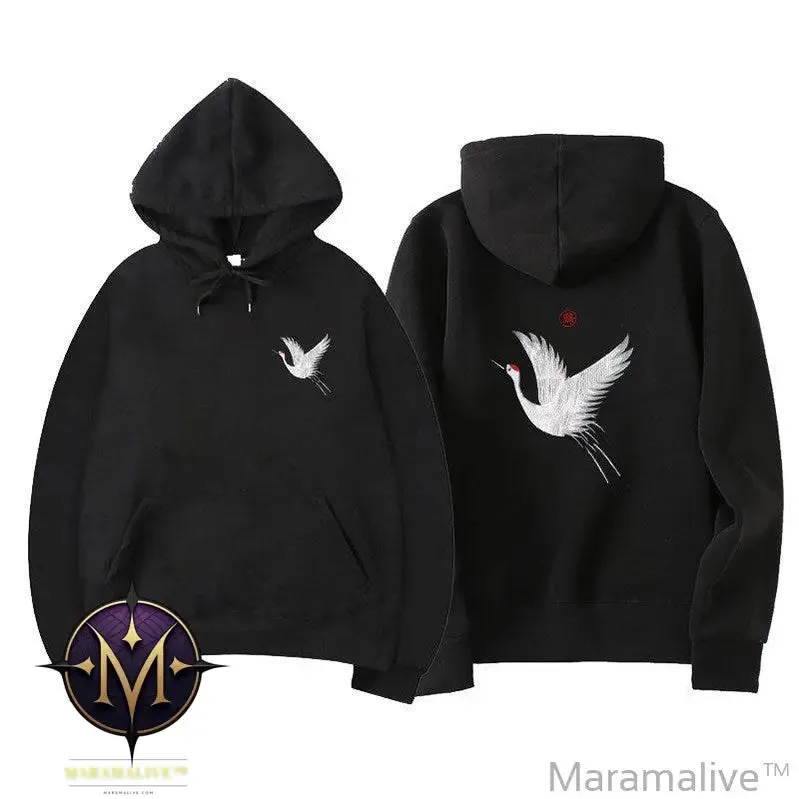 Hip Hop Hoodie Embroidered Hoodie
