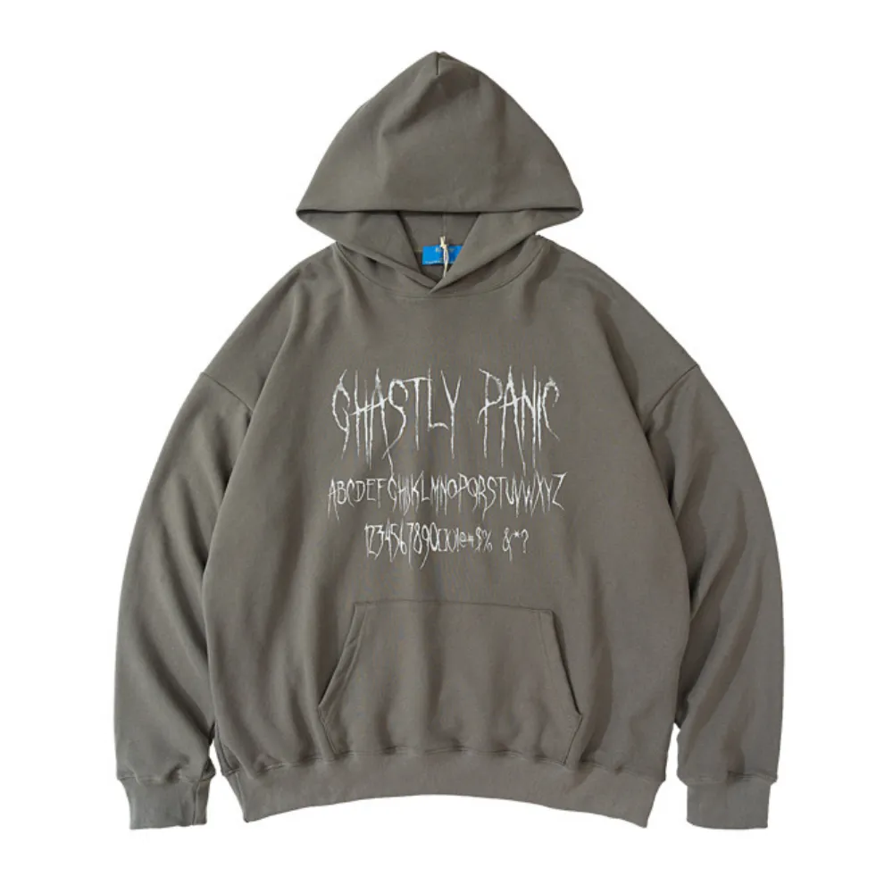 Hip-Hop Letter Print Hoodie