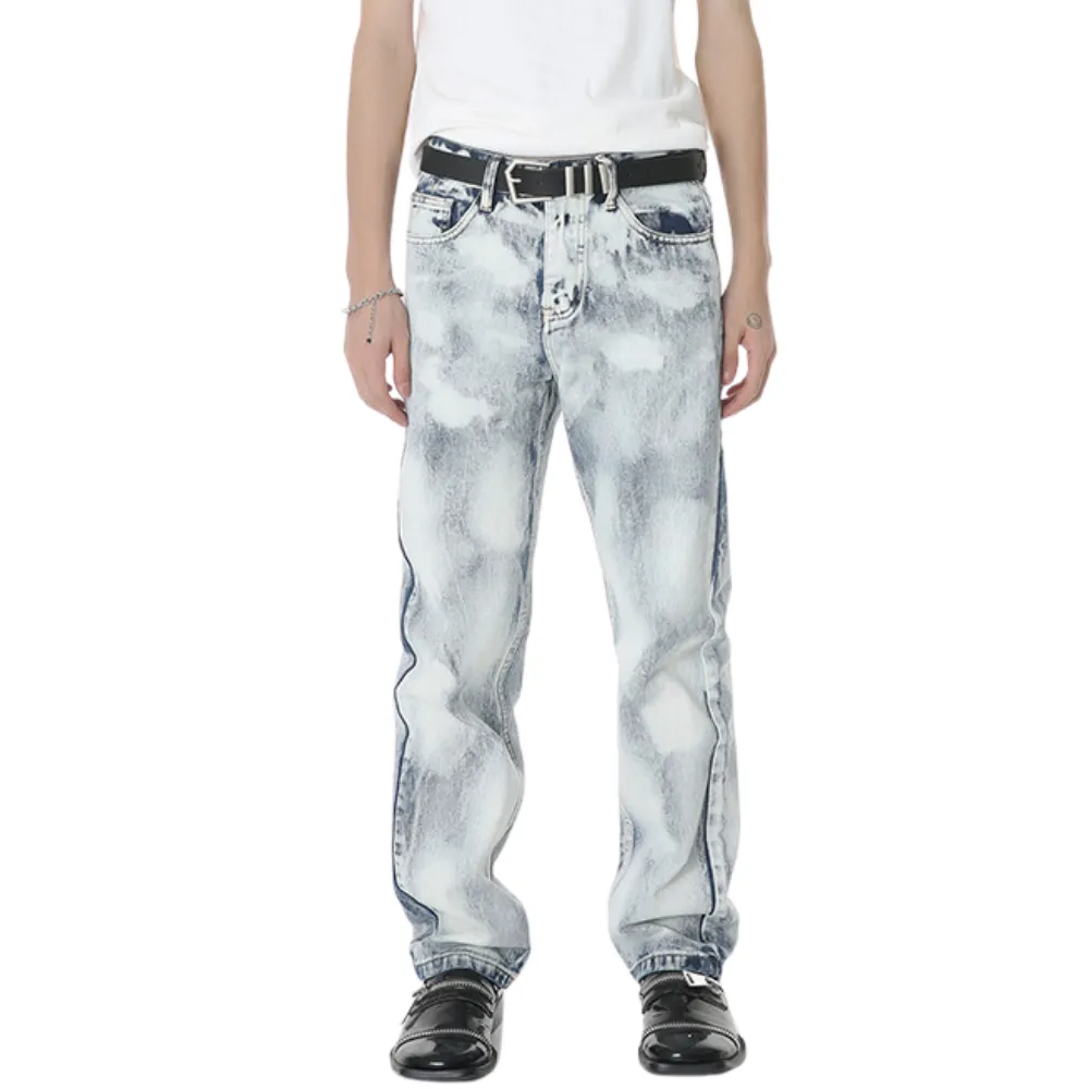 Hip Hop Smudged Jeans