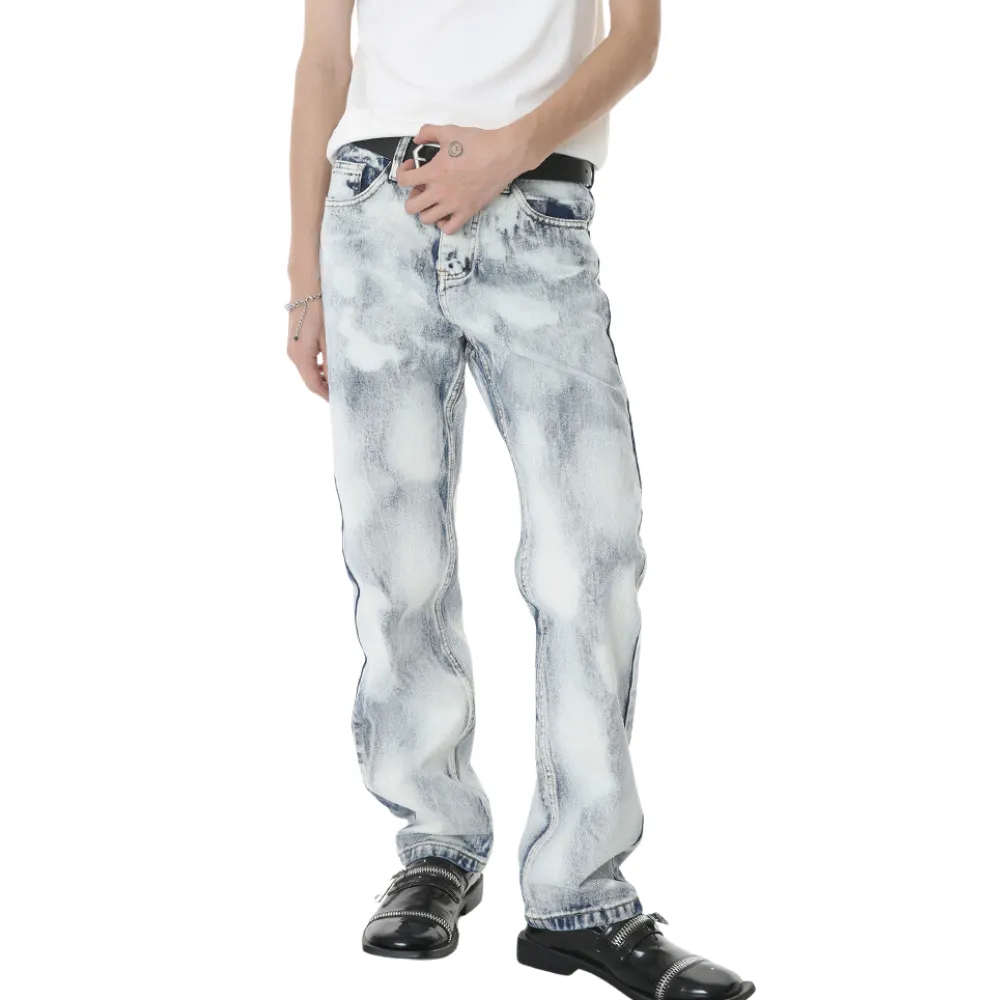 Hip Hop Smudged Jeans