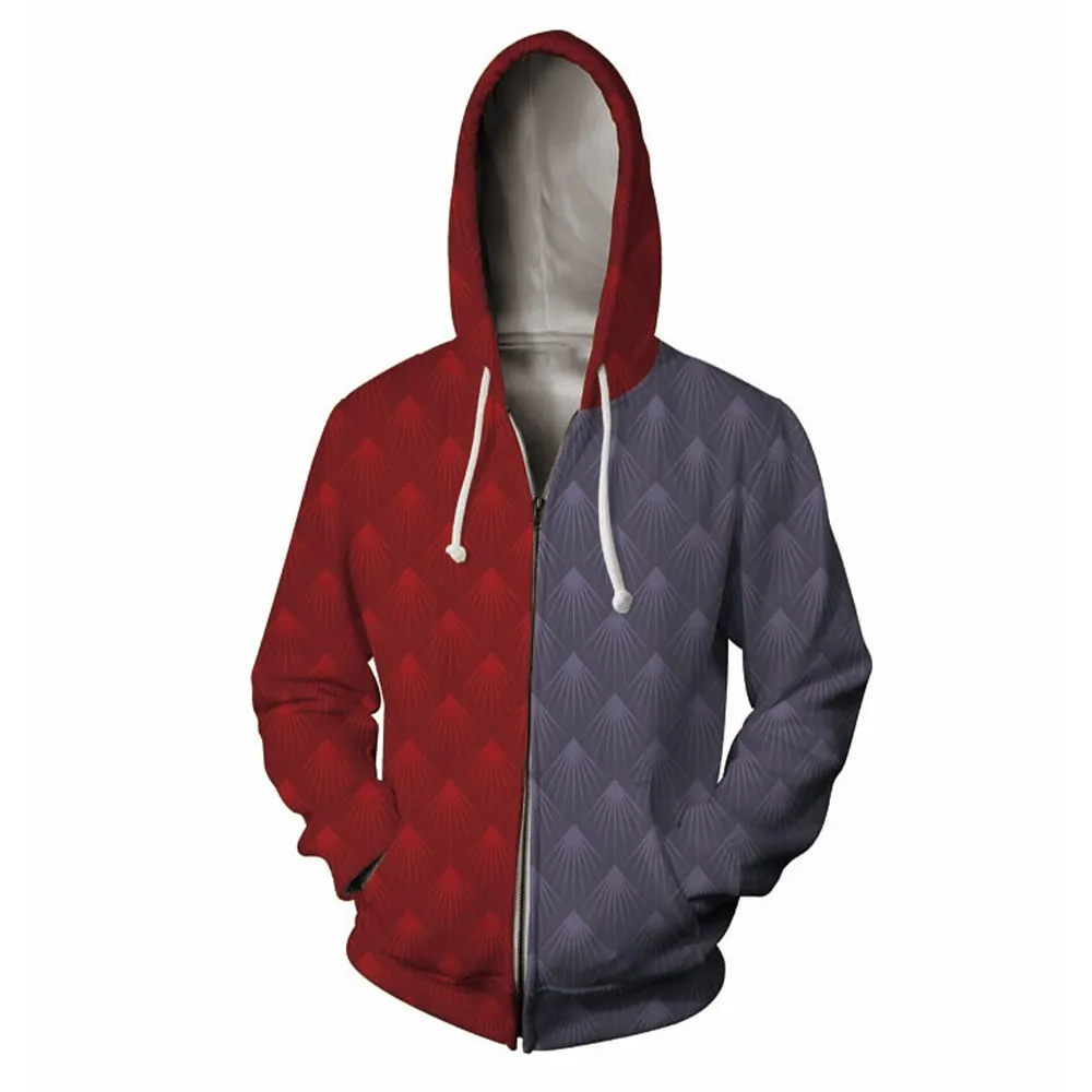 Hogwarts Legacy Gryffindor Cosplay Hoodie 3D Printed Hooded Sweatshirt Men Women Casual Streetwear Zip Up Jacket Coat