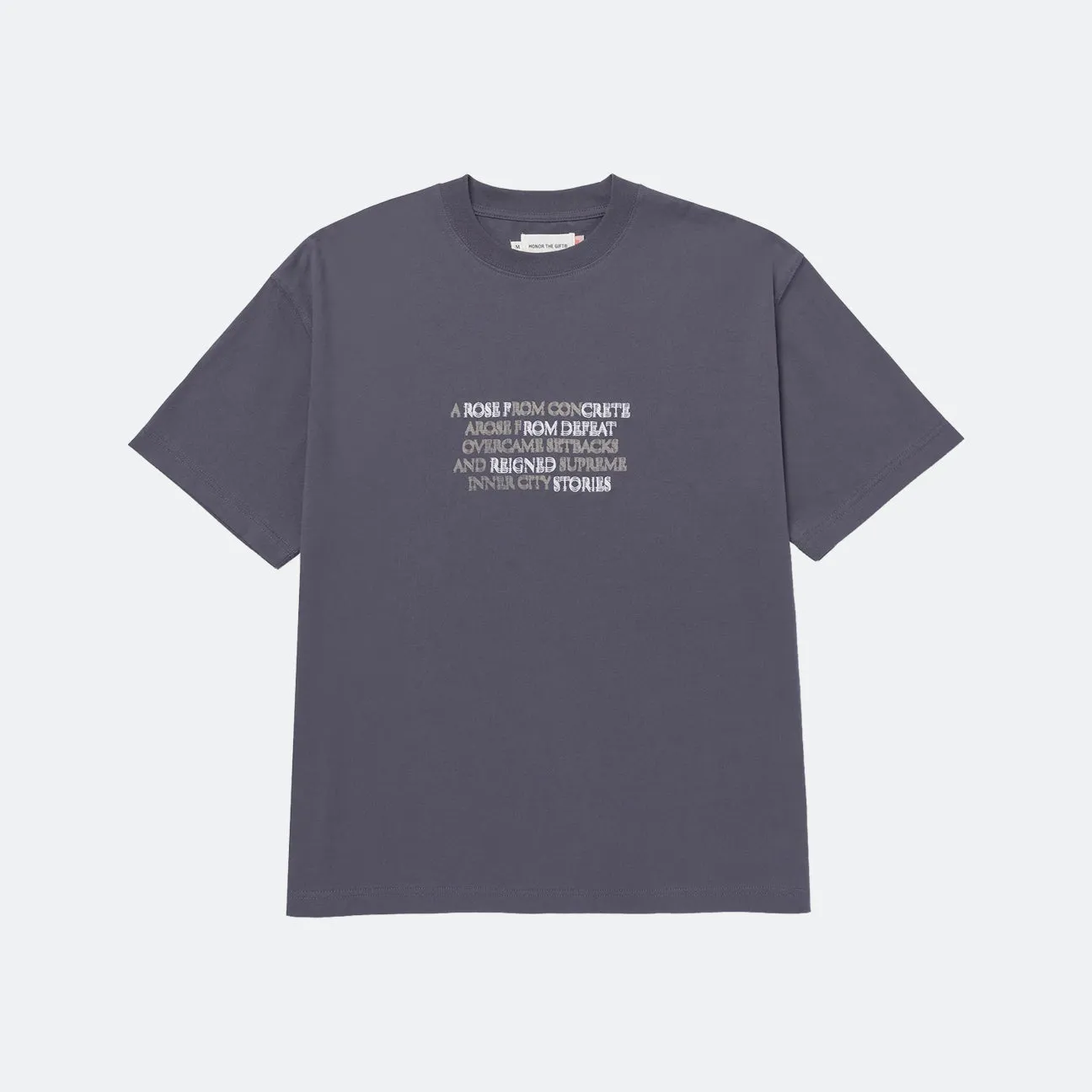 Honor The Gift Rose HTG T-Shirt - Grey