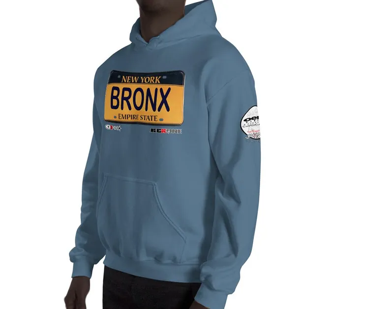 HOODIE (uniSex): BRONX  -VanityPlate
