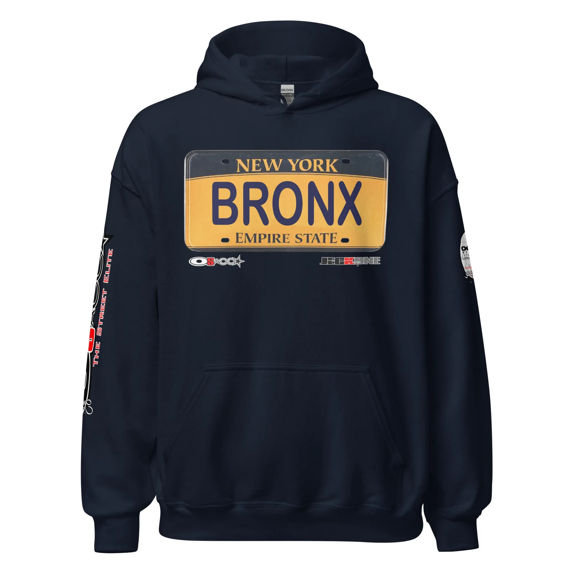HOODIE (uniSex): BRONX  -VanityPlate