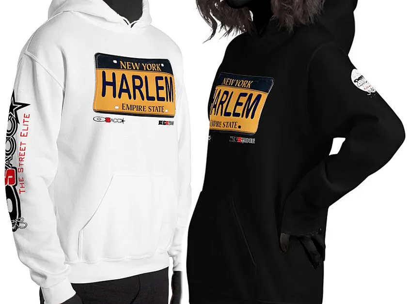 HOODIE (uniSex): HARLEM -VanityPlate