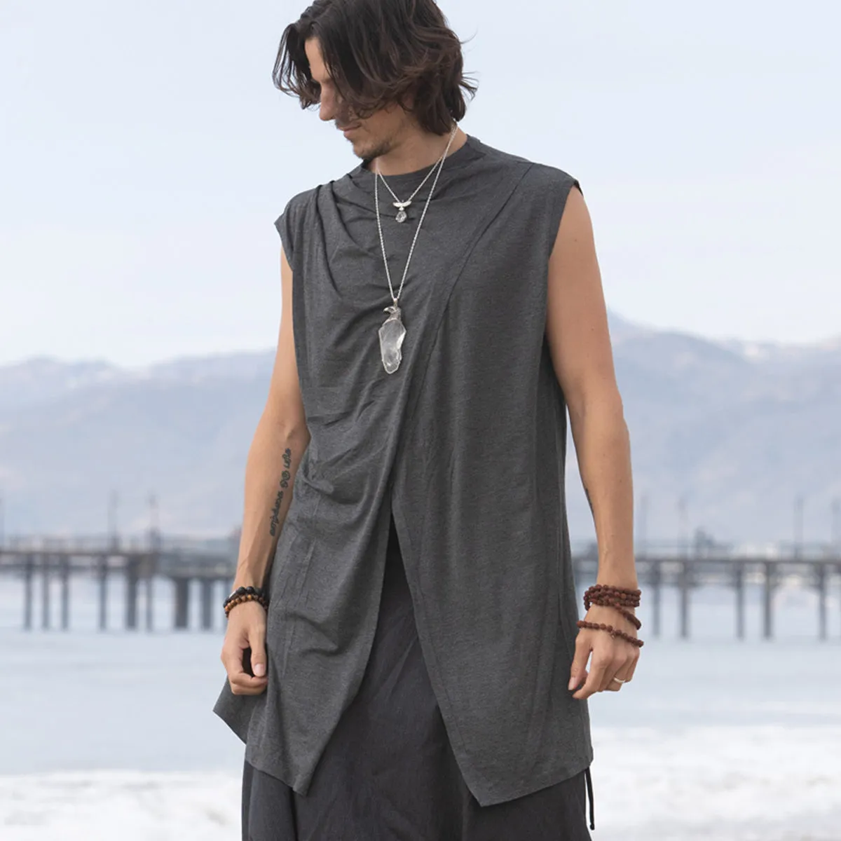 Jedi Mens Top in Grey