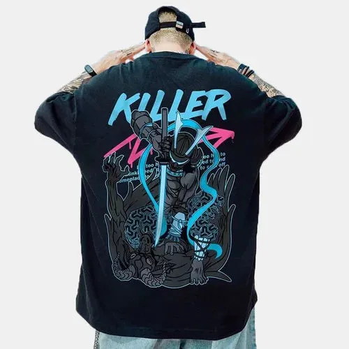 “KILLER”Trendy Brand Hip-hop Loose T-shirt