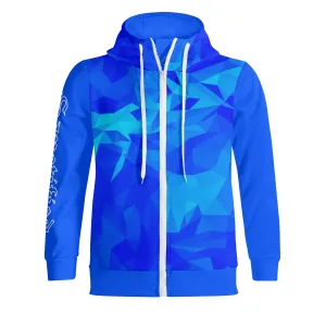 King Jesus- Adult Full Zip Turtleneck Hoodie Streetwear, Free Shipping