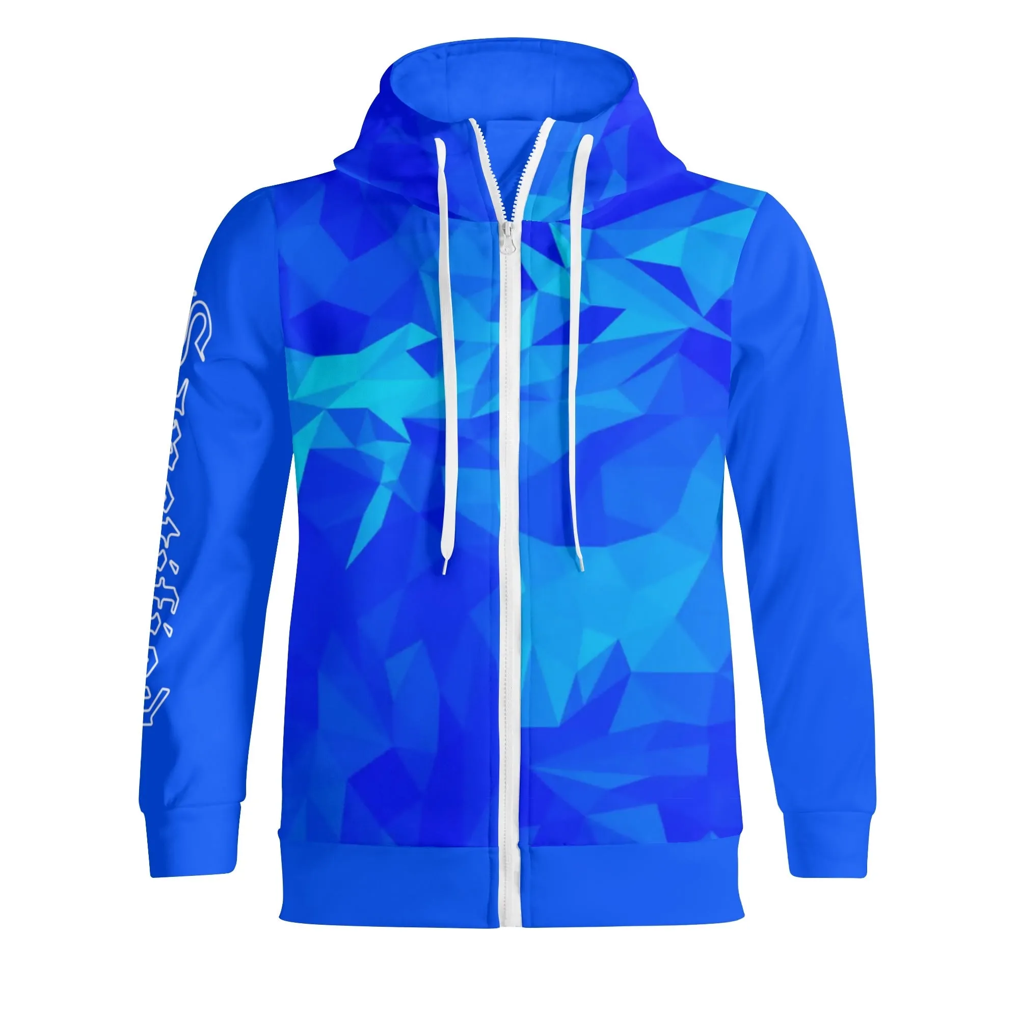 King Jesus- Adult Full Zip Turtleneck Hoodie Streetwear, Free Shipping