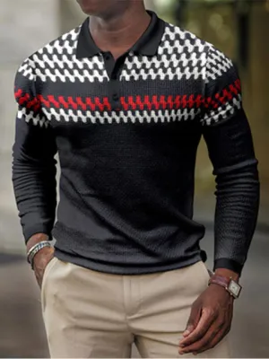 Lapel Streetwear Long Sleeve Shirt