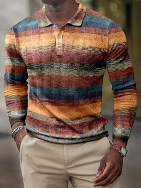 Lapel Streetwear Long Sleeve Shirt