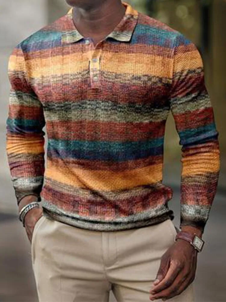 Lapel Streetwear Long Sleeve Shirt