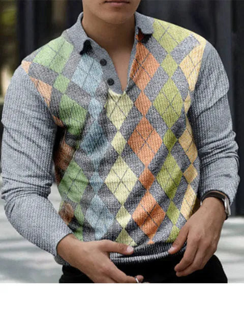 Lapel Streetwear Long Sleeve Shirt