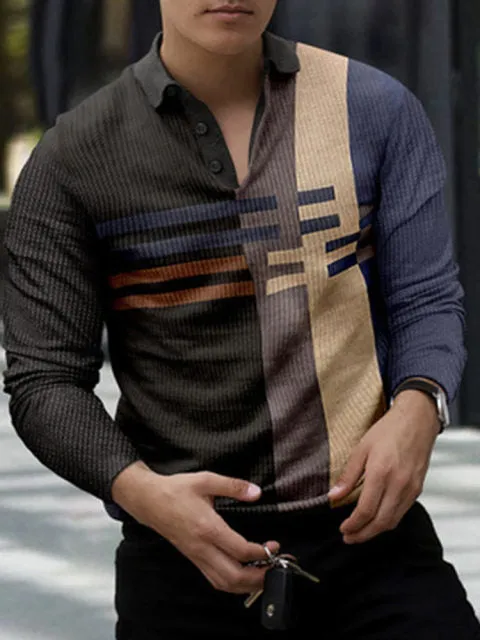 Lapel Streetwear Long Sleeve Shirt
