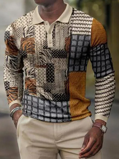 Lapel Streetwear Long Sleeve Shirt