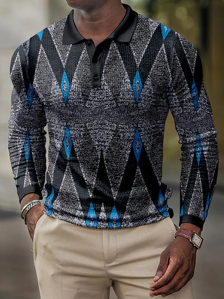 Lapel Streetwear Long Sleeve Shirt