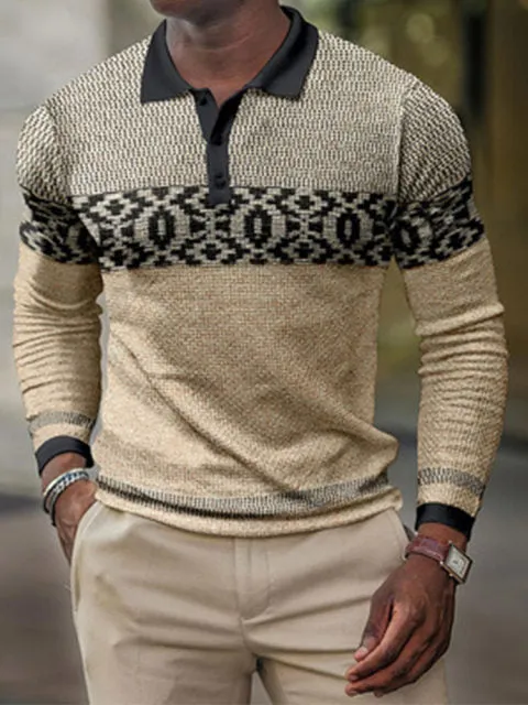 Lapel Streetwear Long Sleeve Shirt