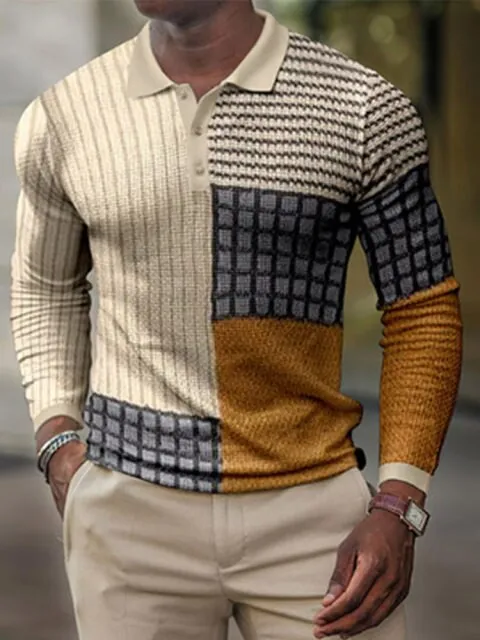 Lapel Streetwear Long Sleeve Shirt