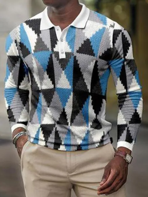 Lapel Streetwear Long Sleeve Shirt