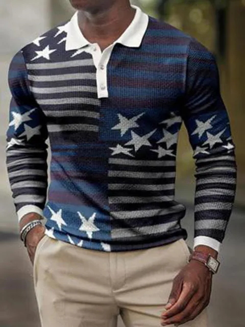 Lapel Streetwear Long Sleeve Shirt