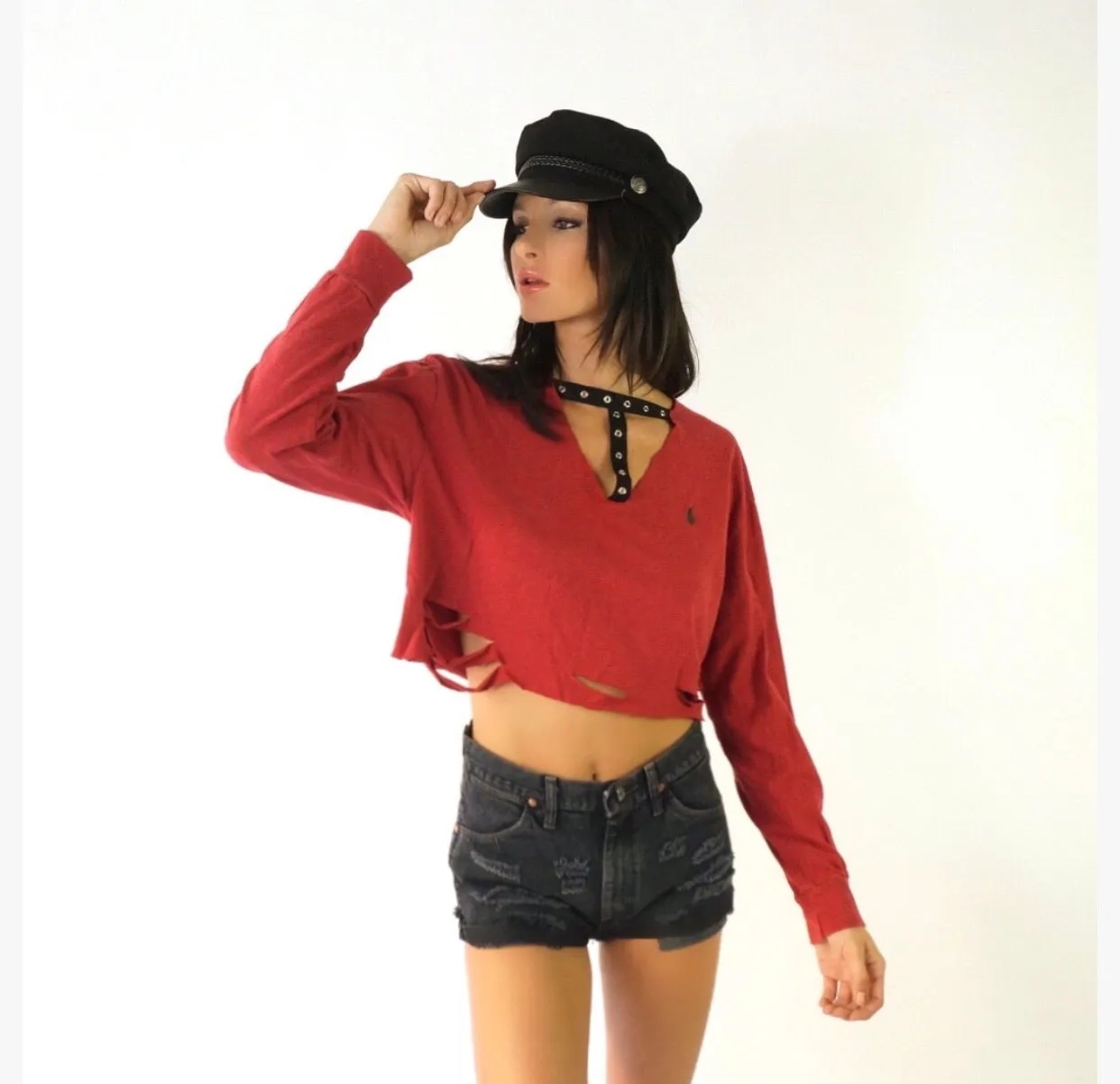 Let's Play Polo T-Strap Top