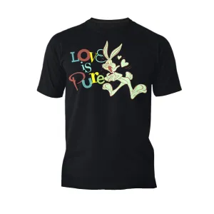 Looney Tunes Bugs Bunny Retro Love Pure Official Men's T-shirt
