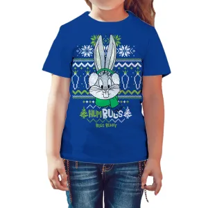 Looney Tunes Bugs Bunny Xmas HumBugs Official Kid's T-Shirt