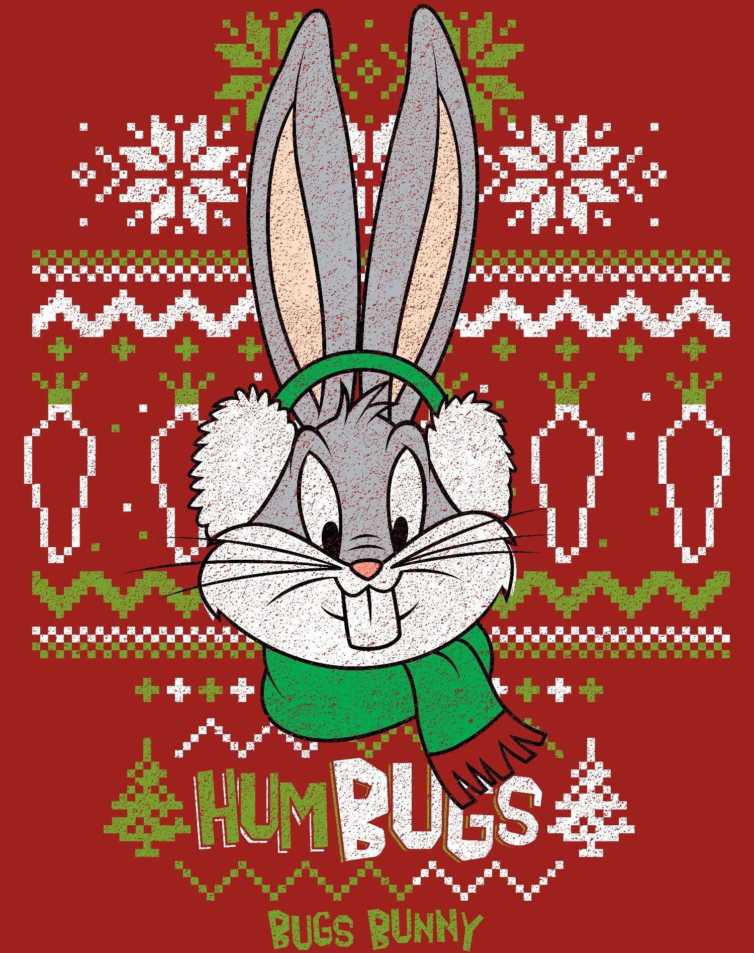 Looney Tunes Bugs Bunny Xmas HumBugs Official Youth T-Shirt