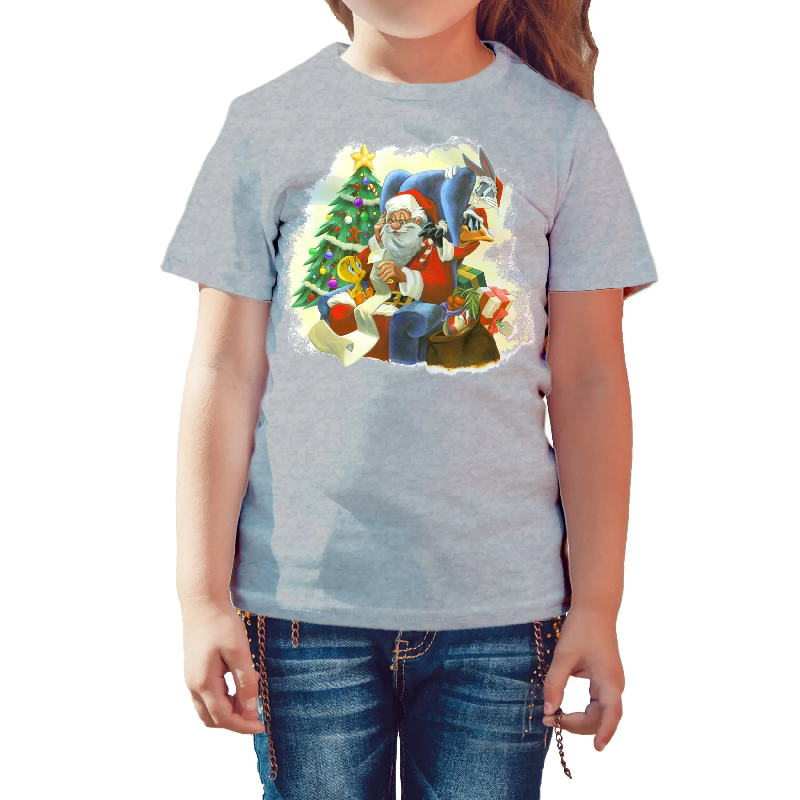 Looney Tunes Looney Tunes Xmas Santa Official Kid's T-Shirt