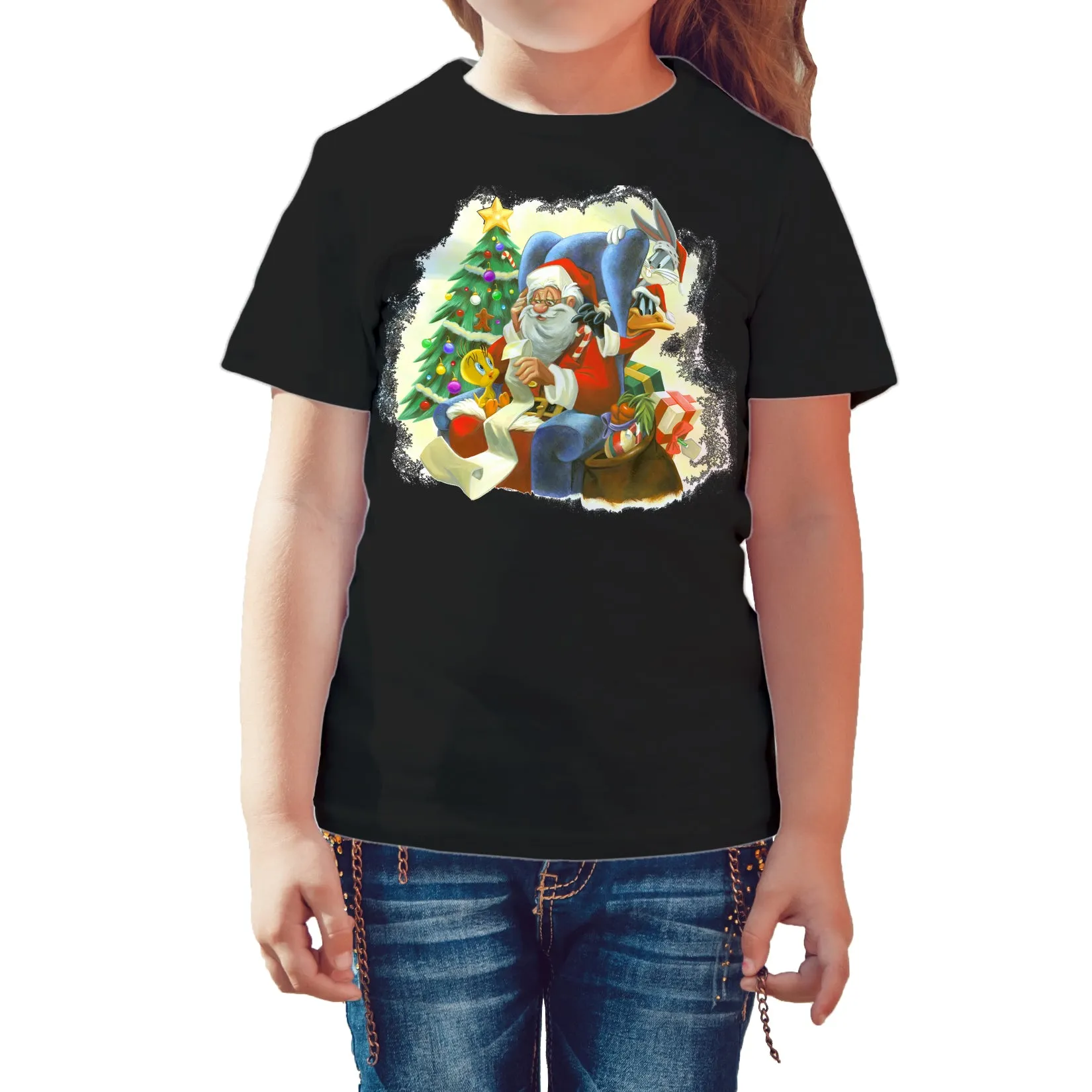Looney Tunes Looney Tunes Xmas Santa Official Kid's T-Shirt