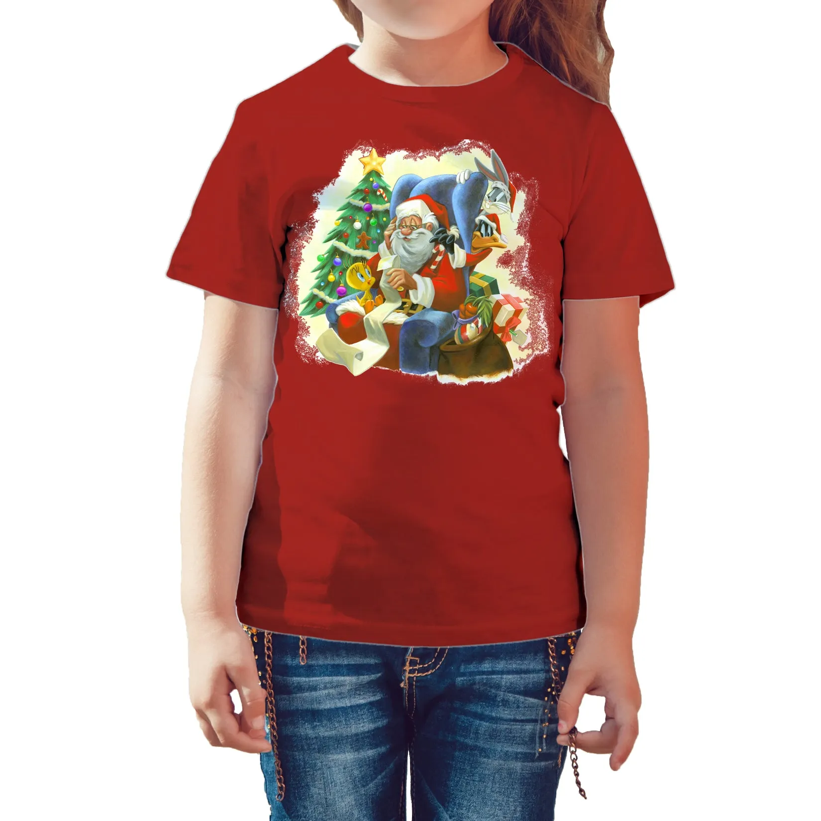Looney Tunes Looney Tunes Xmas Santa Official Kid's T-Shirt