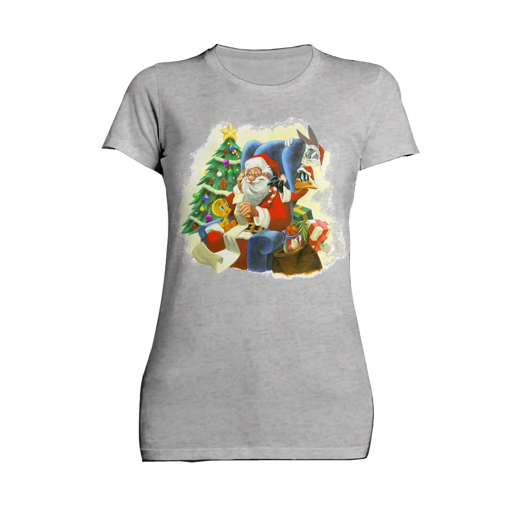 Looney Tunes Looney Tunes Xmas Santa Official Women's T-Shirt