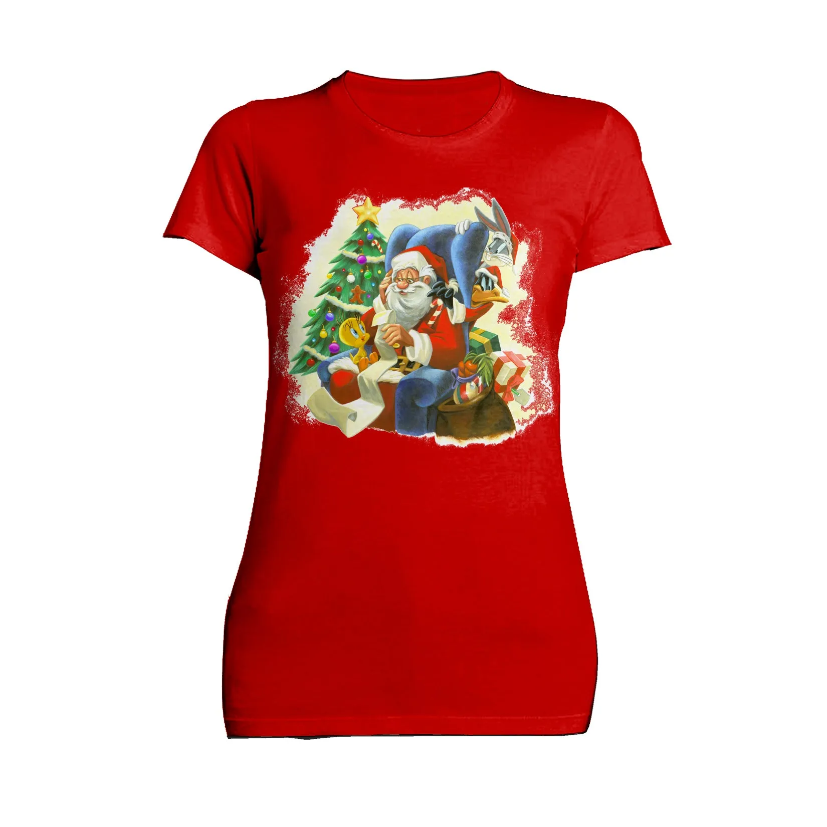 Looney Tunes Looney Tunes Xmas Santa Official Women's T-Shirt