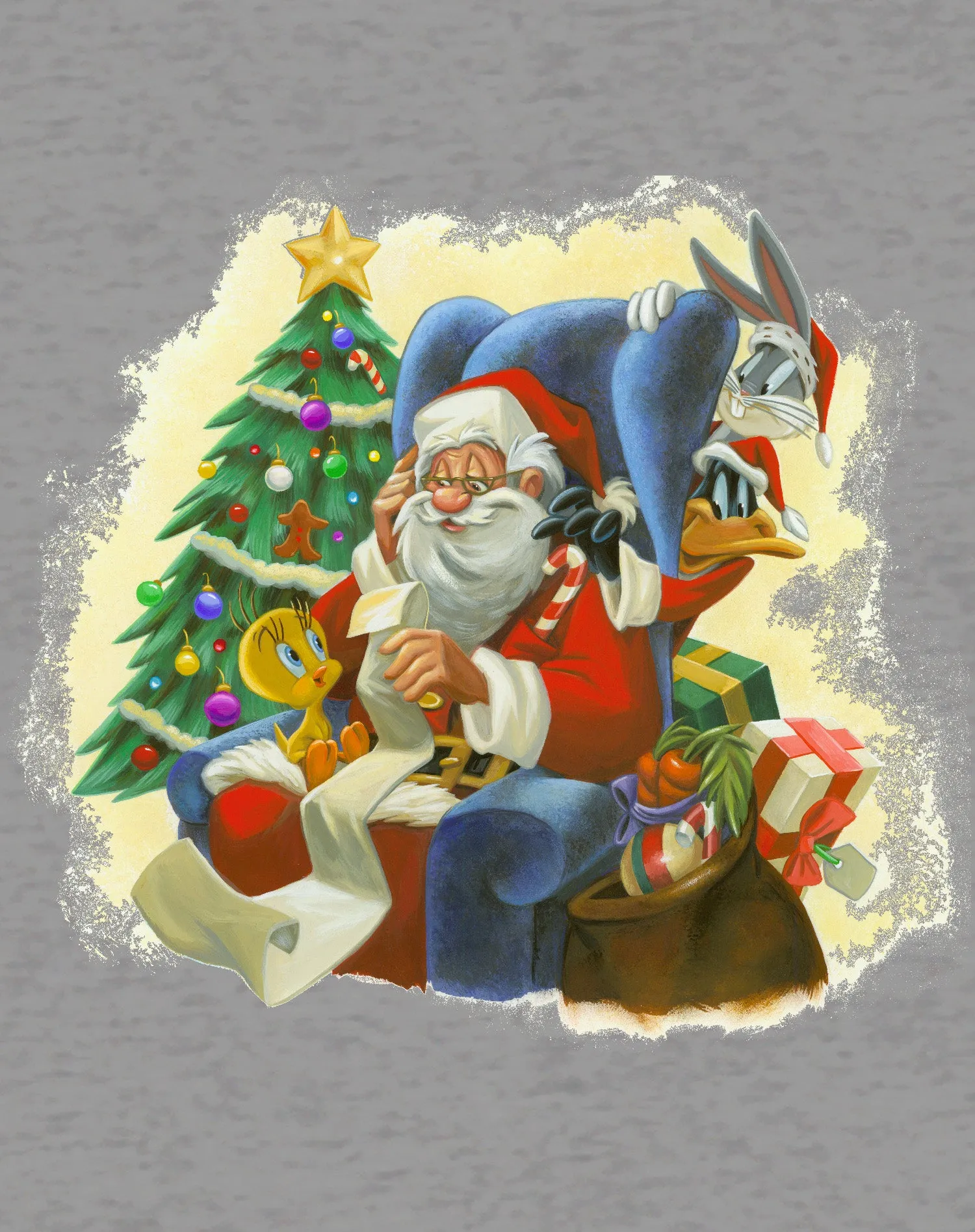 Looney Tunes Looney Tunes Xmas Santa Official Women's T-Shirt