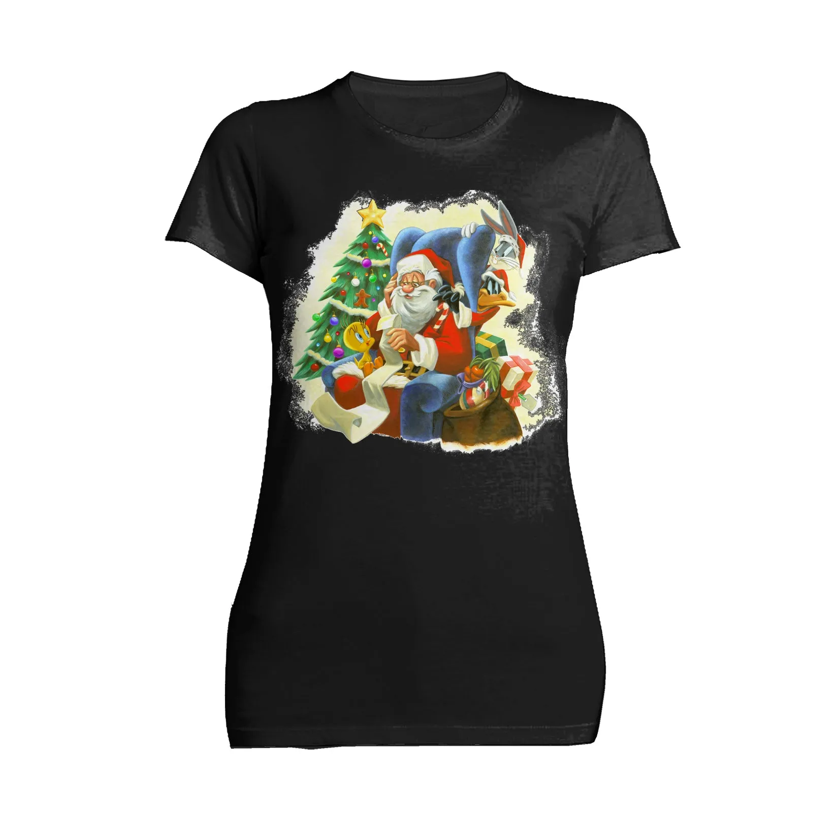 Looney Tunes Looney Tunes Xmas Santa Official Women's T-Shirt
