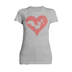Looney Tunes Pepe Le Pew Logo Love Heart Women's T-shirt