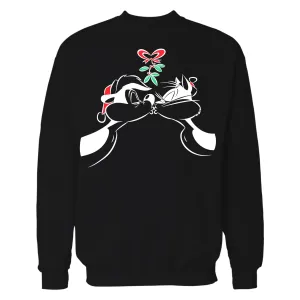 Looney Tunes Pepe Le Pew Xmas Kiss Official Sweatshirt