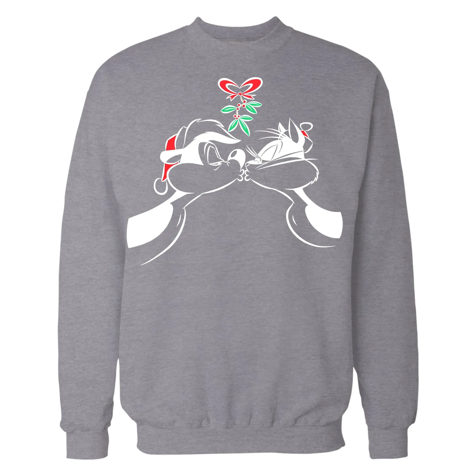 Looney Tunes Pepe Le Pew Xmas Kiss Official Sweatshirt
