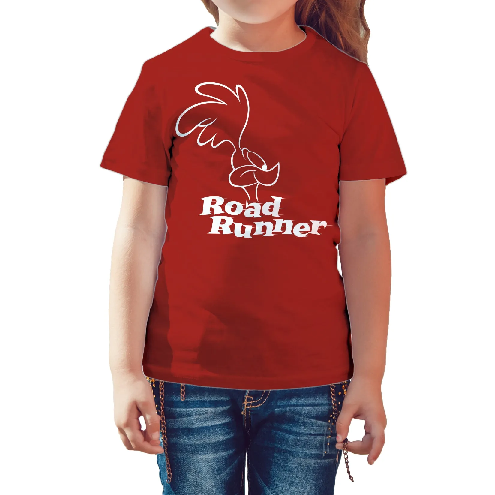 Looney Tunes Road Runner Logo Profile Official Kid's T-Shirt