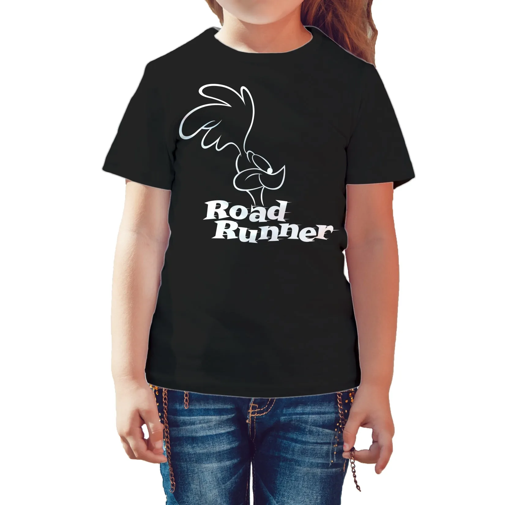 Looney Tunes Road Runner Logo Profile Official Kid's T-Shirt