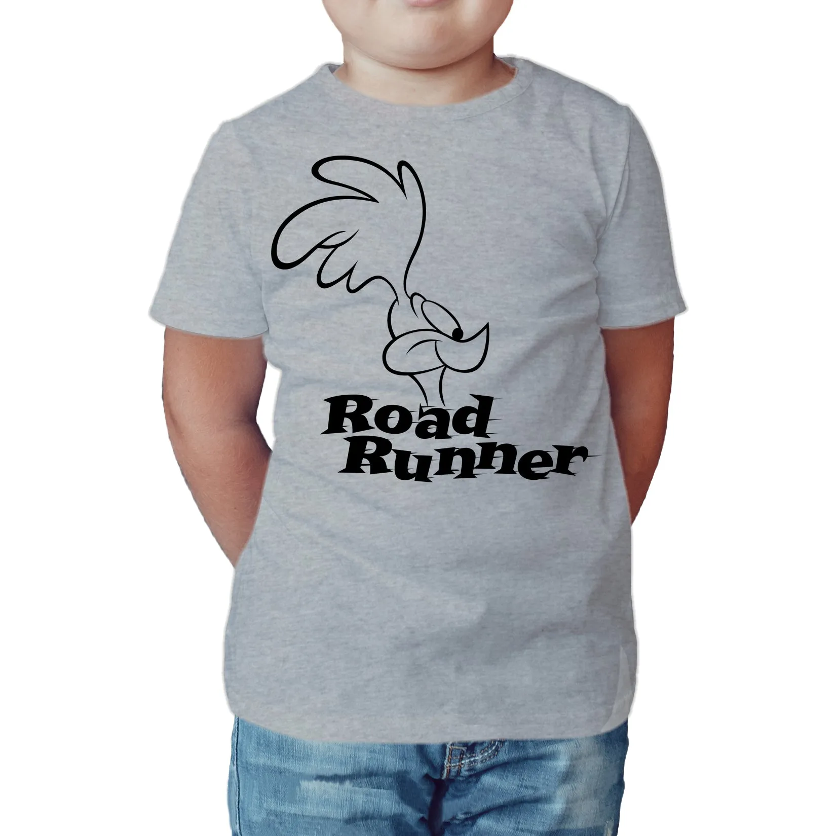 Looney Tunes Road Runner Logo Profile Official Kid's T-Shirt