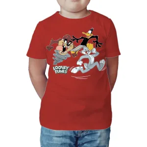 Looney Tunes Trio Bugs Daffy Taz Official Kid's T-Shirt