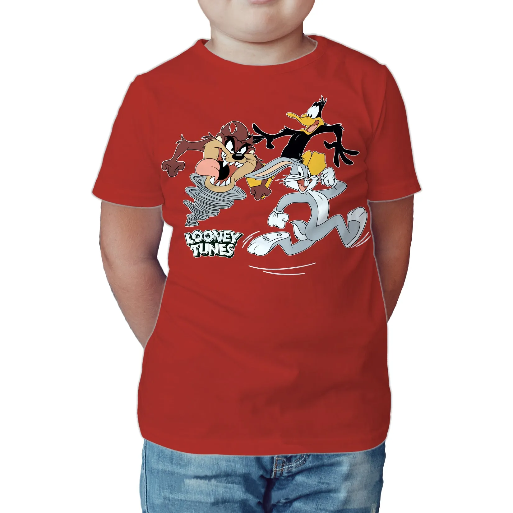Looney Tunes Trio Bugs Daffy Taz Official Kid's T-Shirt