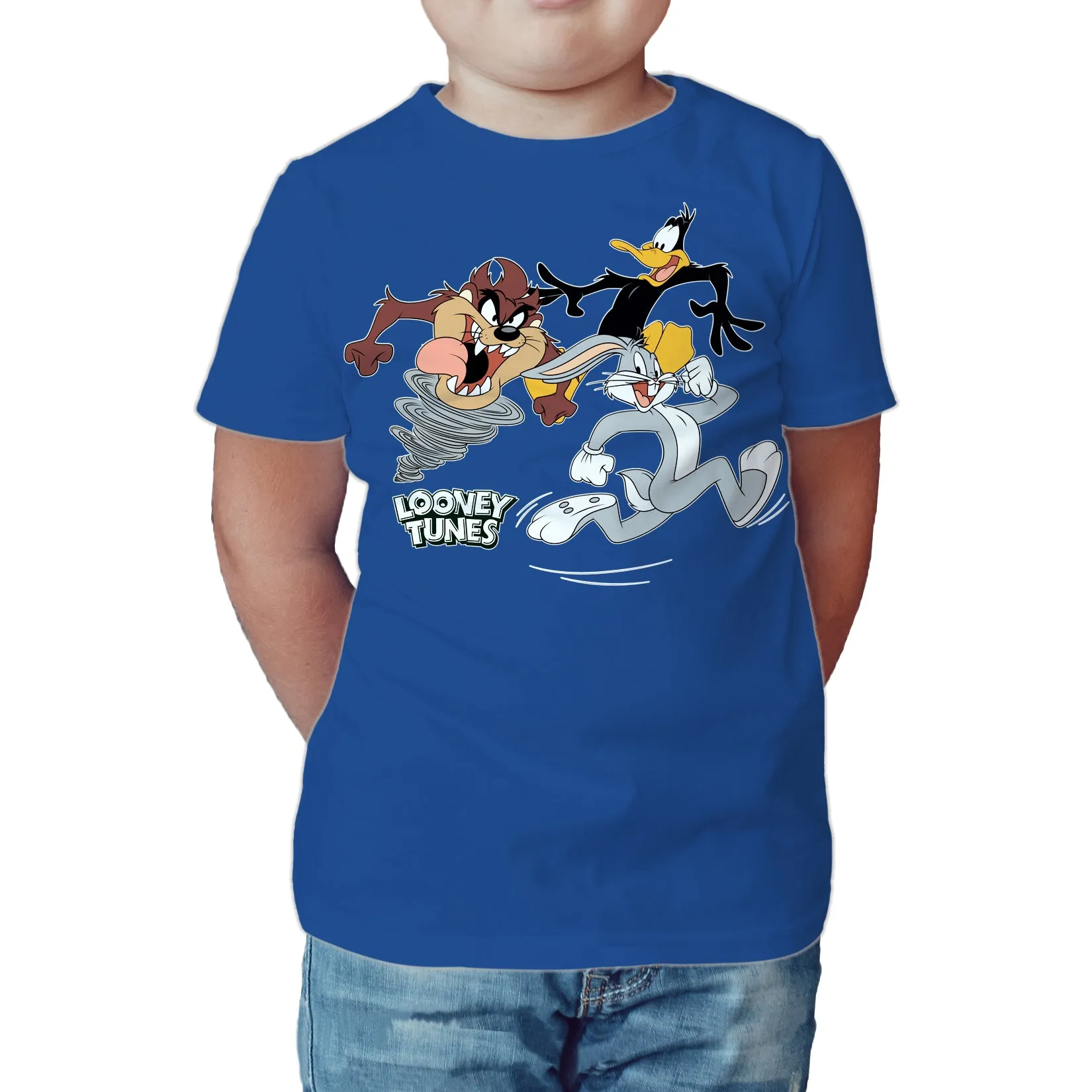 Looney Tunes Trio Bugs Daffy Taz Official Kid's T-Shirt