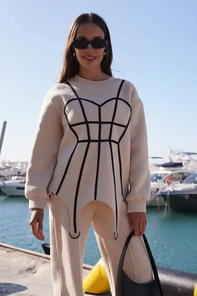 Loose Casual Round Neck Sweatshirt