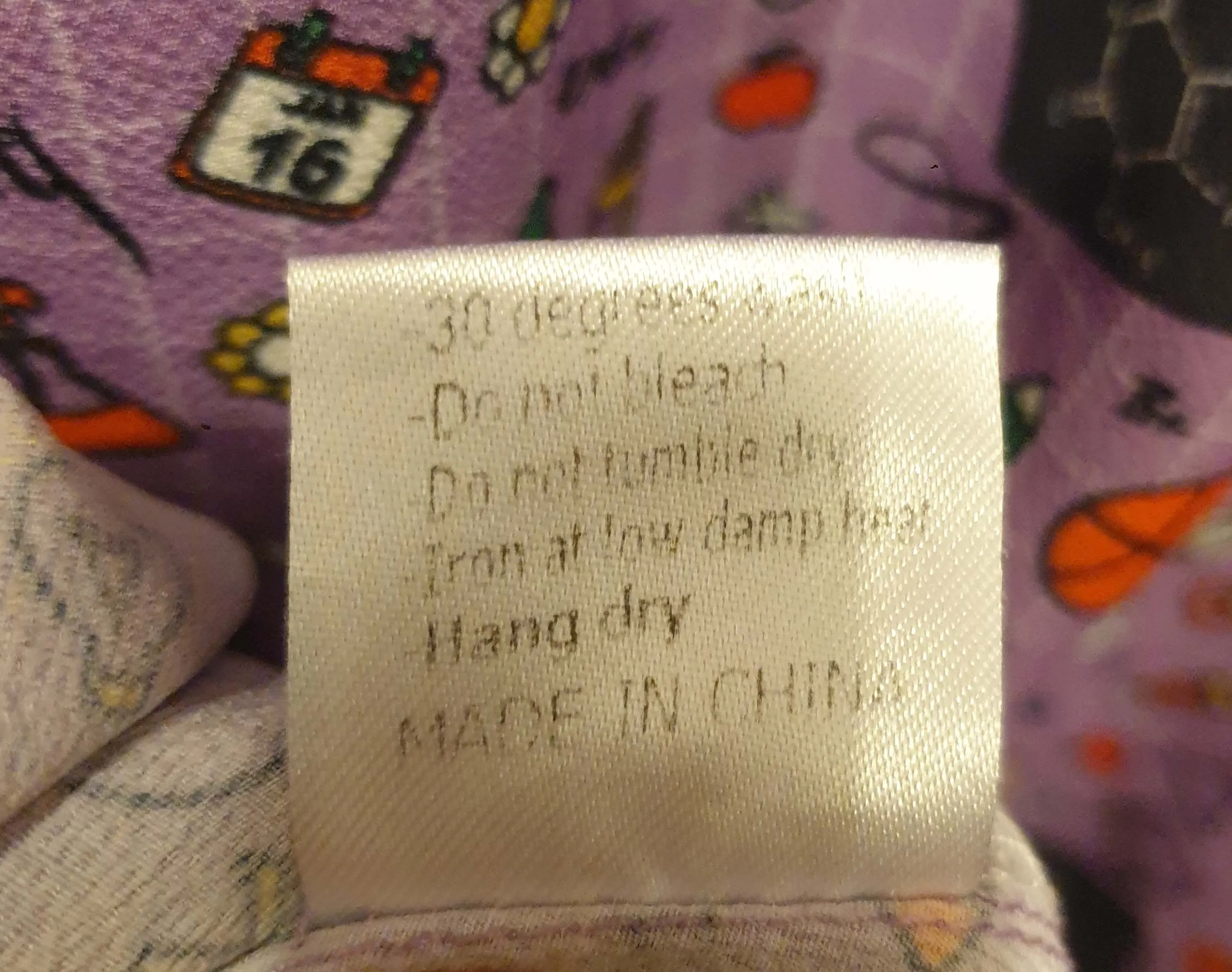 Lorraine purple print dress size 18