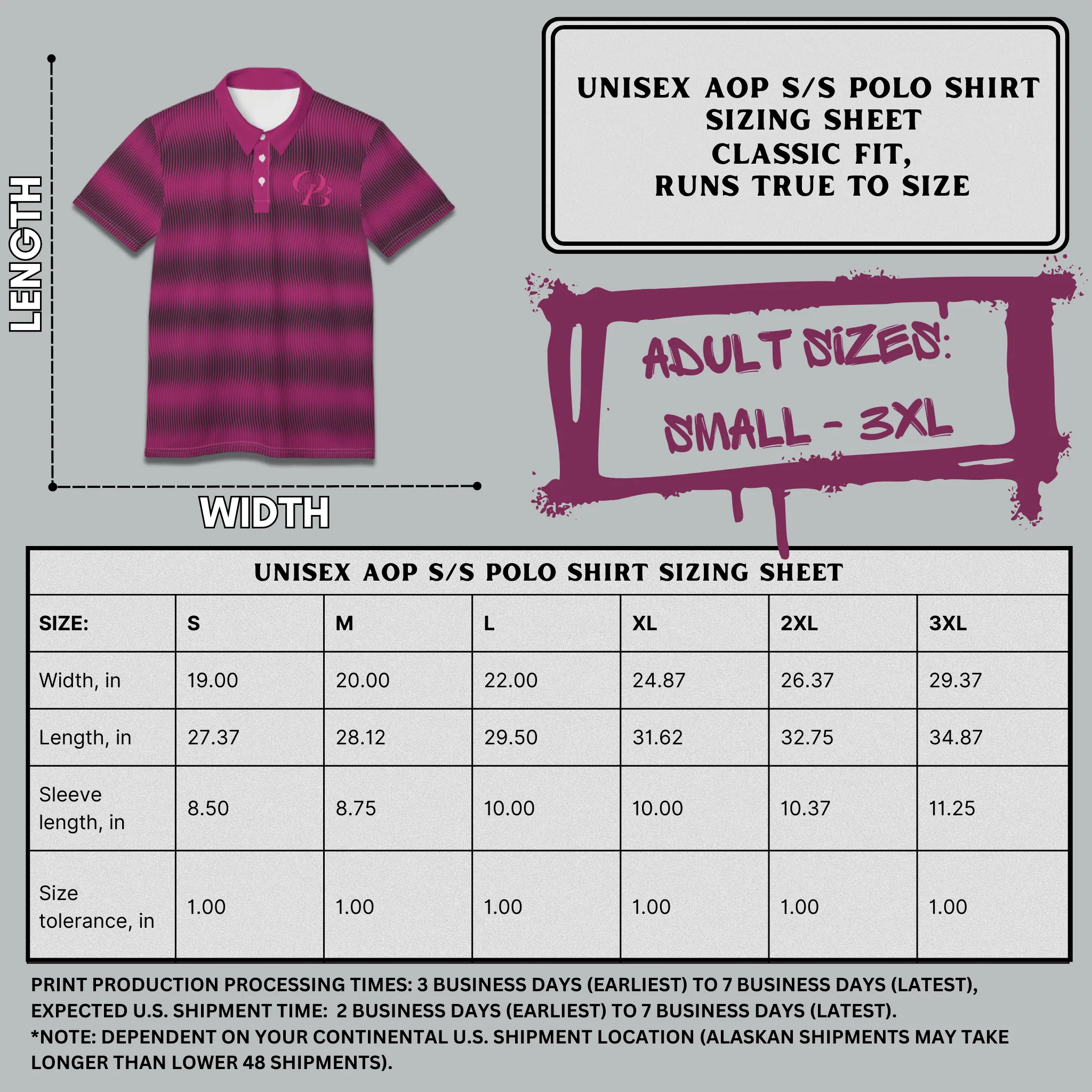 Luminescent Purple Swirly Pattern Unisex Casual Short-Sleeve Polo Shirt
