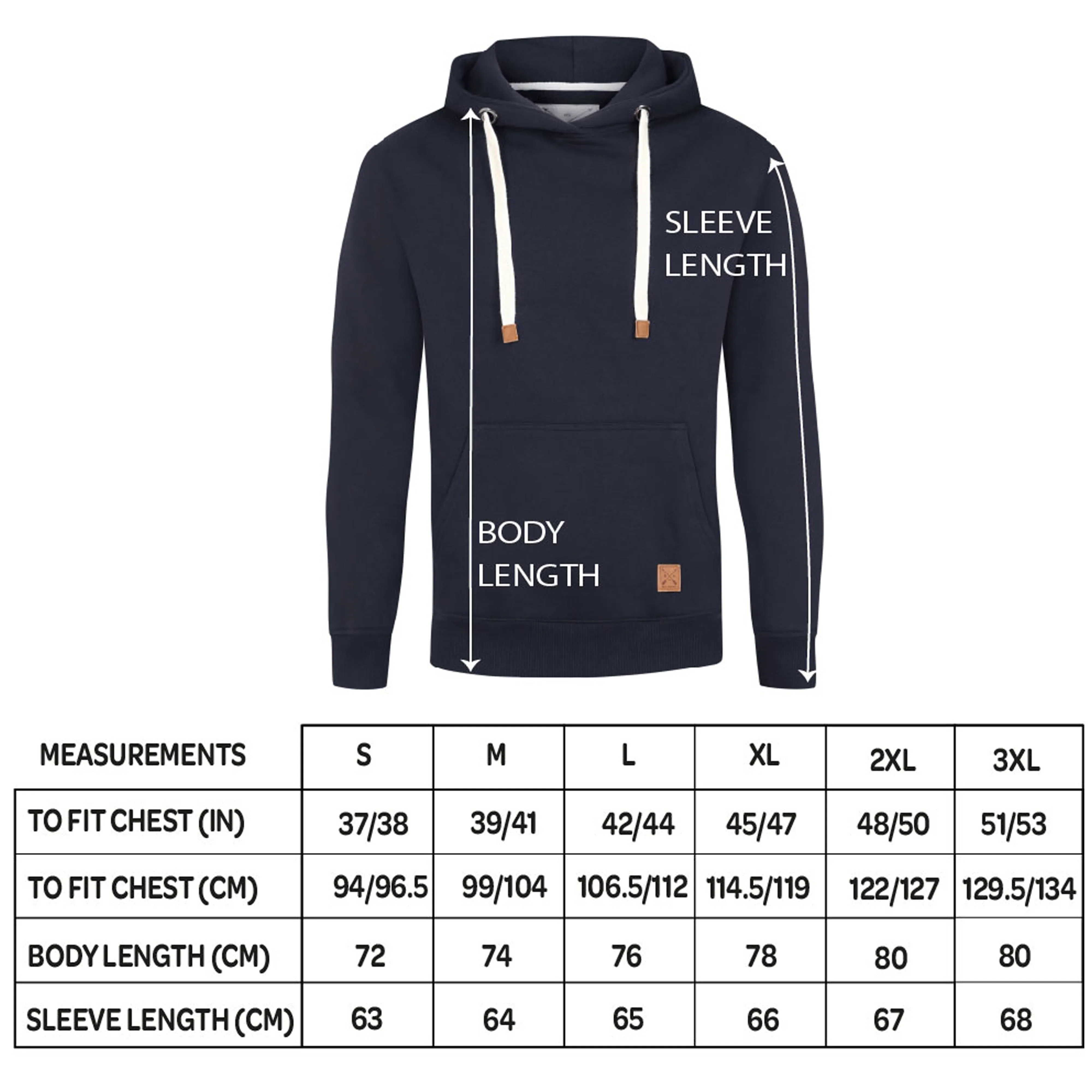 Men's Overhead Fleece Hoodie - Black