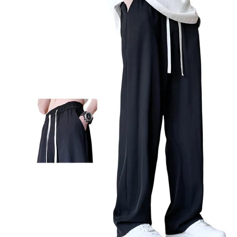 Men’s Straight Fit Drape Pants – Trendy, Light & Versatile